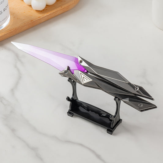 Valorant Singularity Butterfly Metal Trainer Knife Weapons Replica