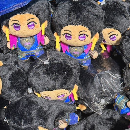 Valorant Agent Plush Keychain - 10cm Mini Gaming Bag Charm