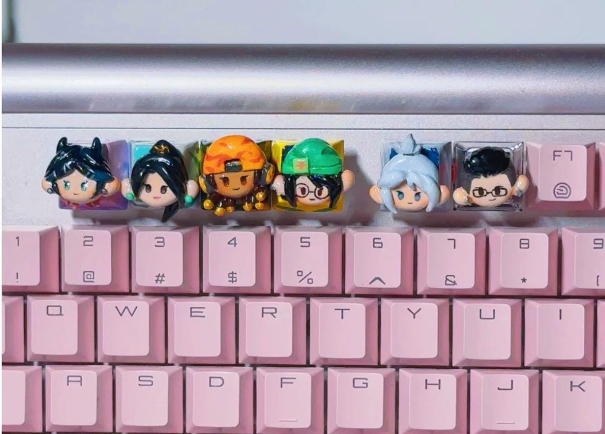 Valorant Agent keycaps artisan