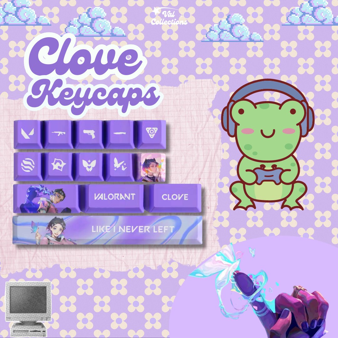 Clove valorant agent keycaps