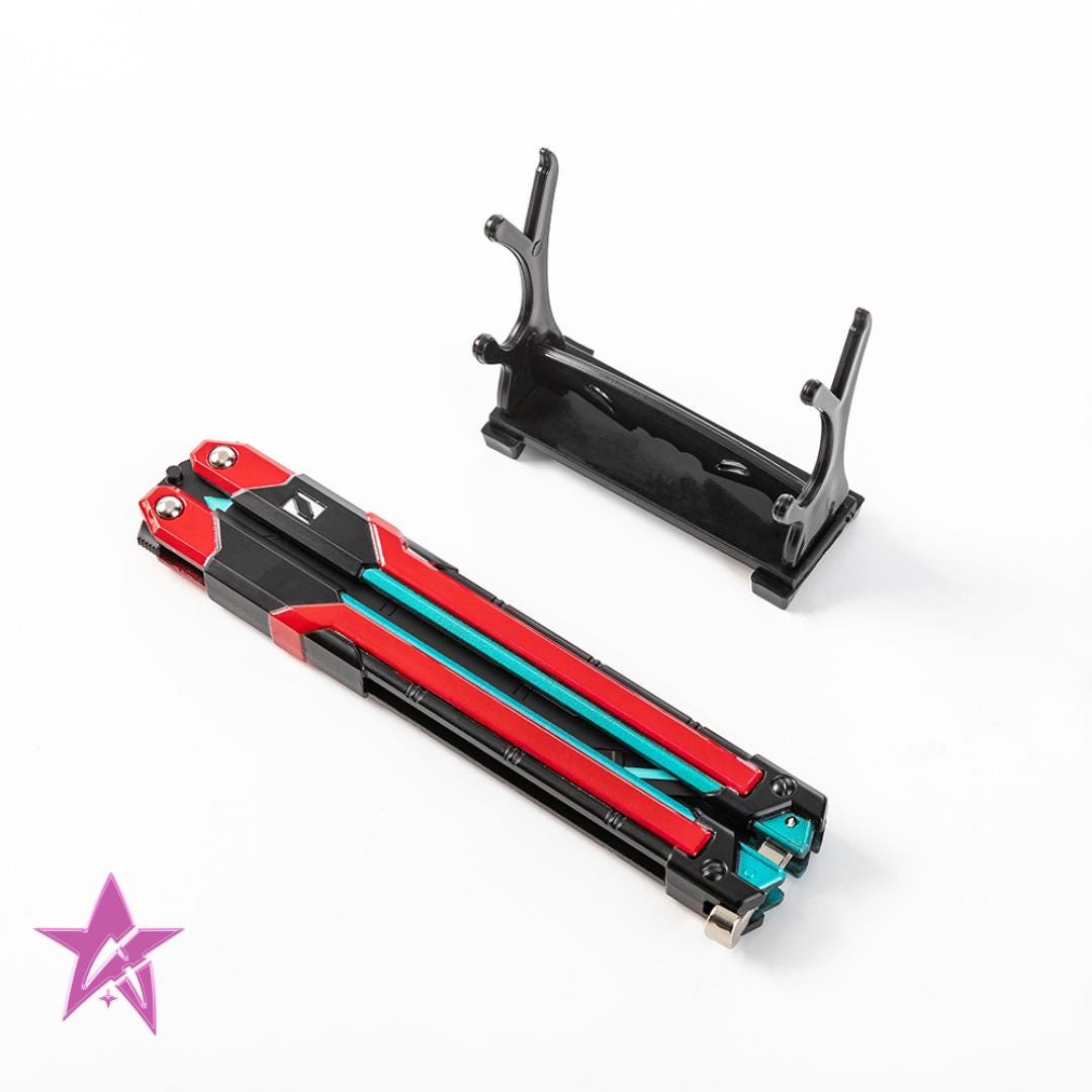rgx butterfly knife red