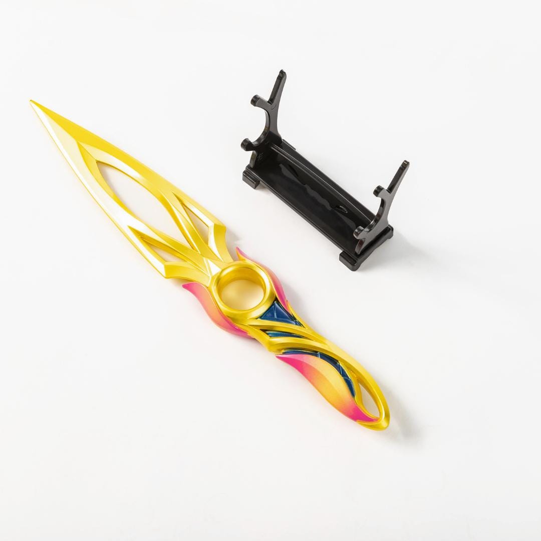 Mystbloom kunai valo collections 3d printed alloy