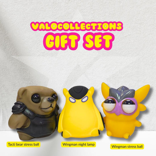 GIFT SET Tactibear and wingman stress toy Valorant inspired toy | Valorant flex in real life