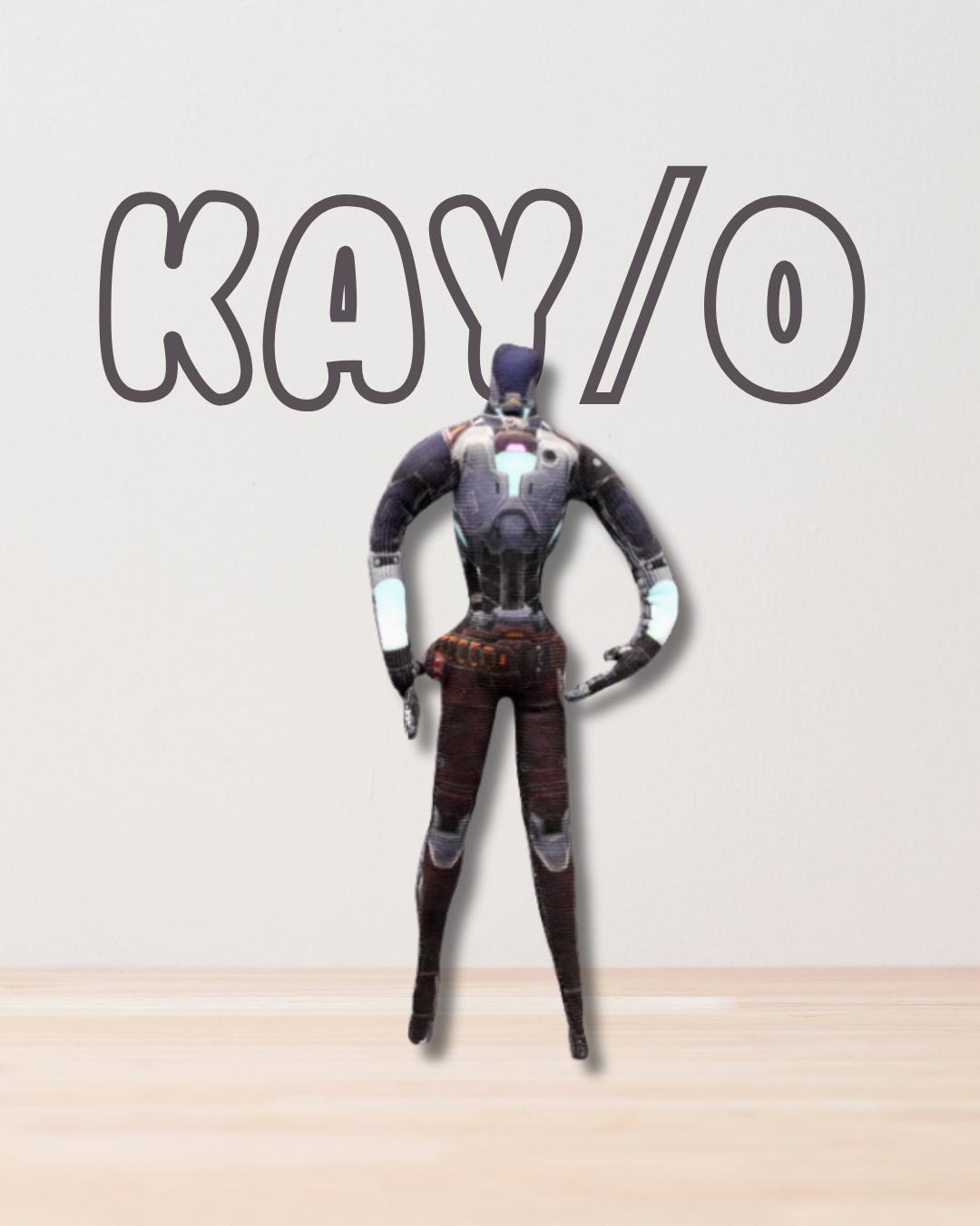 Valorant wired skeleton agent movable hand and foot