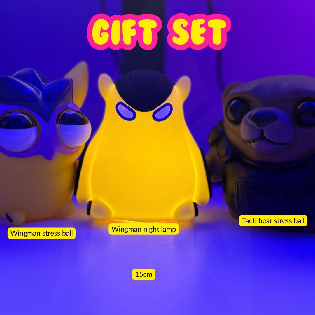 GIFT SET Tactibear and wingman stress toy Valorant inspired toy | Valorant flex in real life