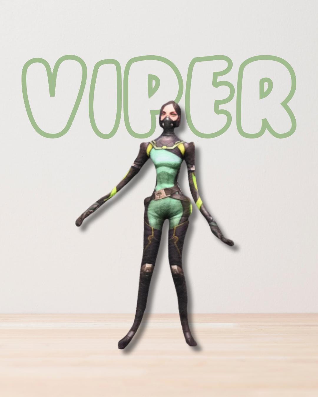 Valorant wired skeleton agent movable hand and foot