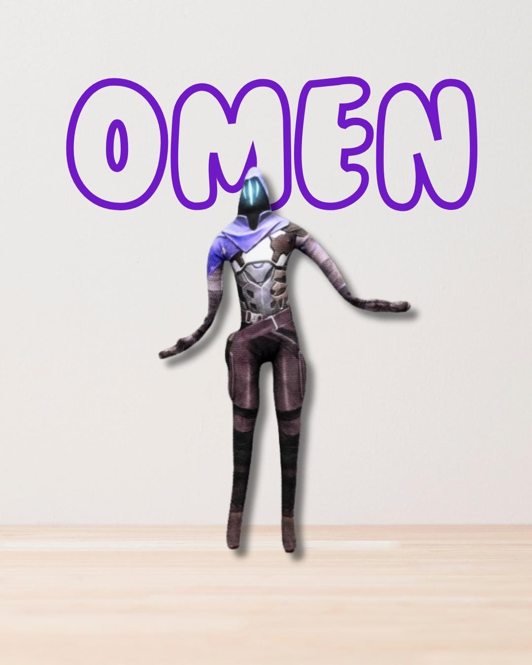 Valorant wired skeleton agent movable hand and foot