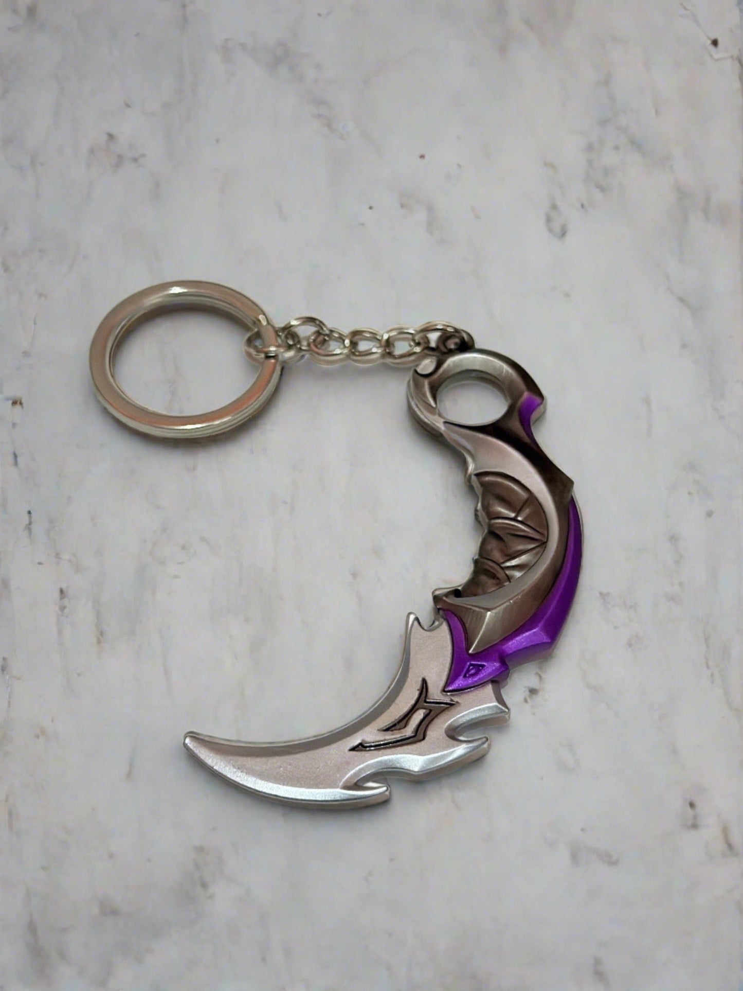 Reaver Karambit keychain Valorant