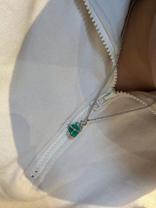 Sage Necklace and Sage ring | Val Collections