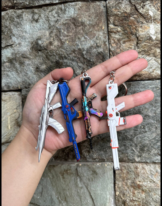 Valorant Keychain | spectrum phantom | champions kunai | radiant entertainment | araxys vandal | Rgx vandal keychain