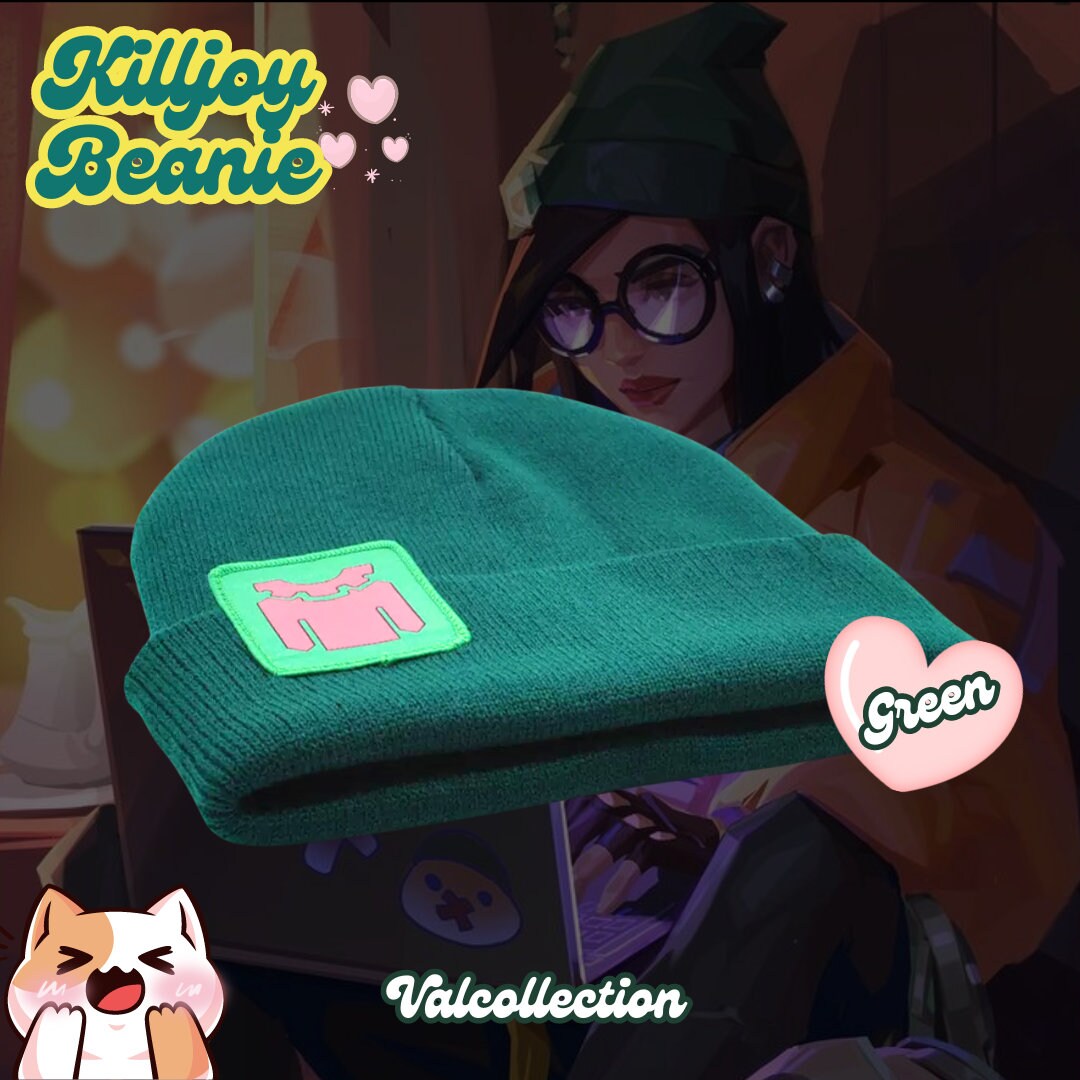 Valorant Killjoy Beanie / Killjoy beanie | Killjoy hat | Valcollections | Val Collections