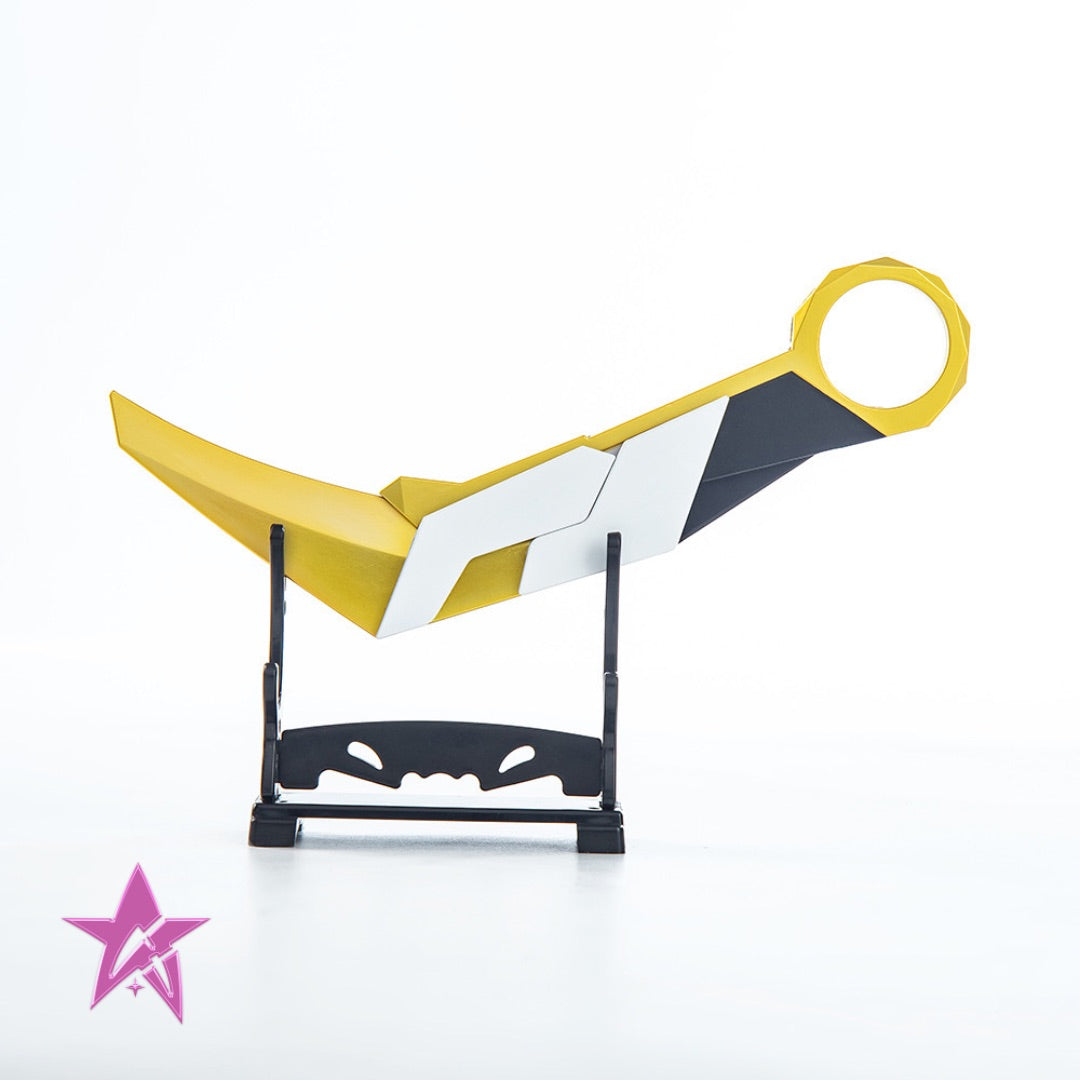 Prime Karambit Replica - 16cm Metal Alloy Retractable Cosplay Knife