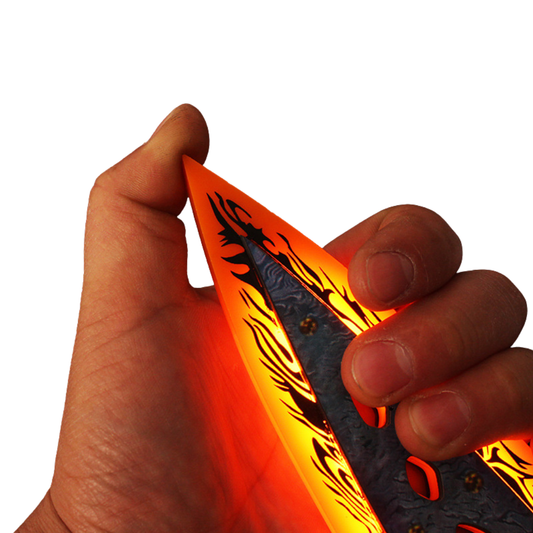 Apex Legends Heirloom Replica - 30cm LED Luminous Dagger for Cosplay