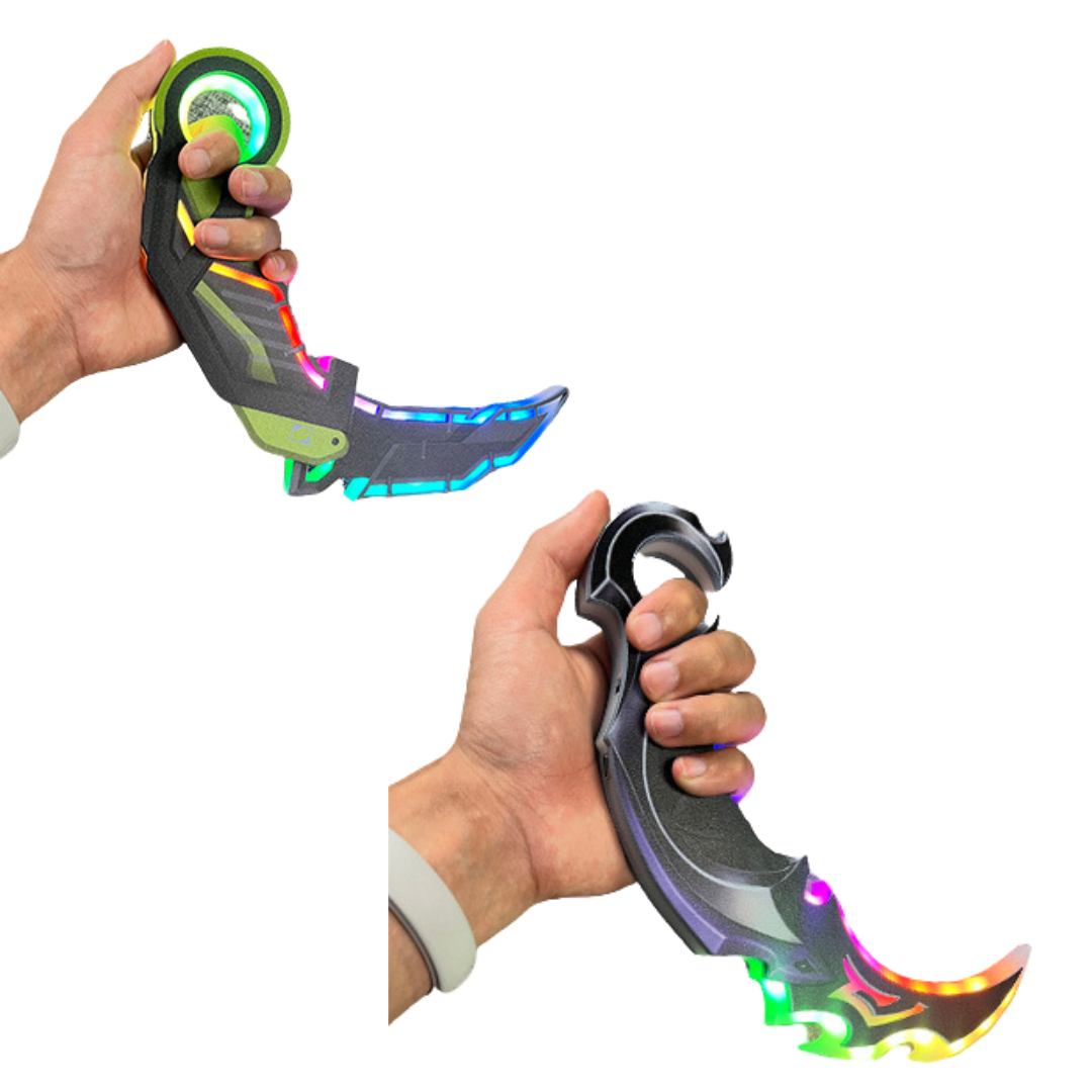 Valorant cosplay knife with lights 25cm