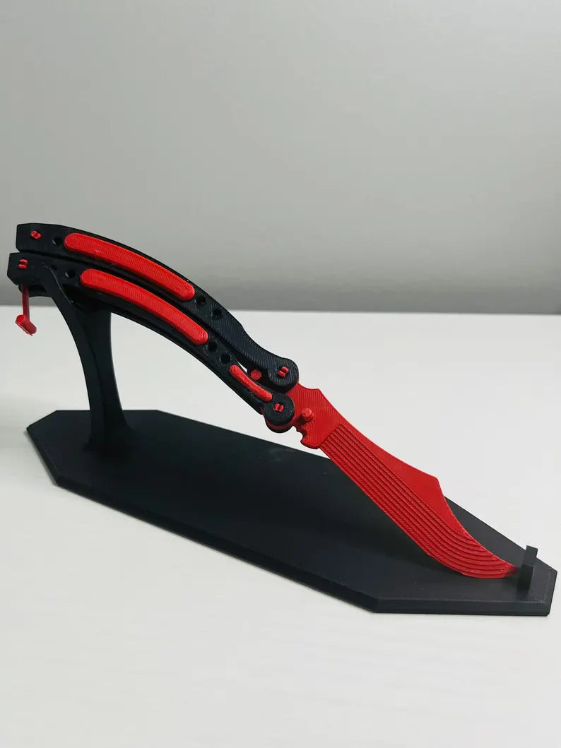 Arasaka Balisong Trainer: Cyberpunk 2077 Inspired 3D Printed Butterfly Knife