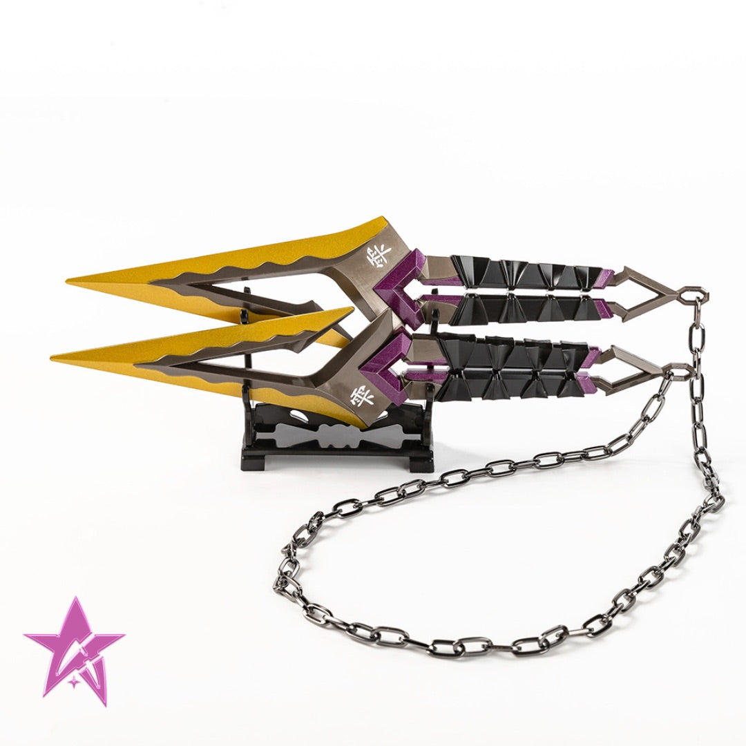 Kuronami no Yaiba Replica - 22cm Metal Valorant Knife Prop (Blunt)