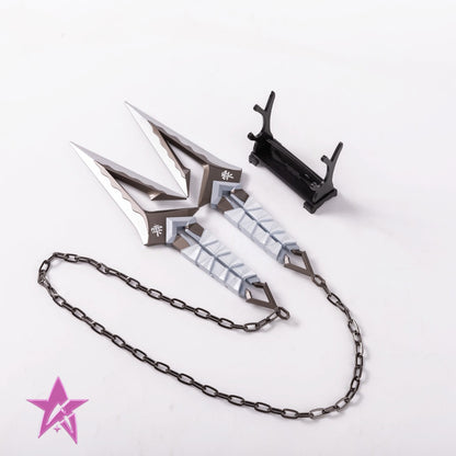 Kuronami no Yaiba Replica - 22cm Metal Valorant Knife Prop (Blunt)