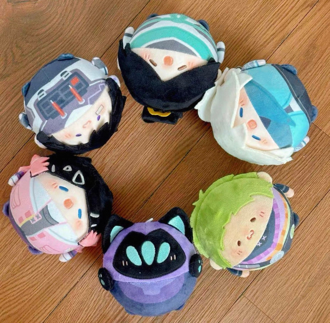 Round Valorant agent plushie