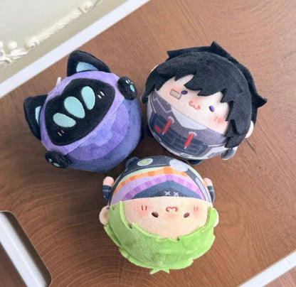 Round Valorant agent plushie