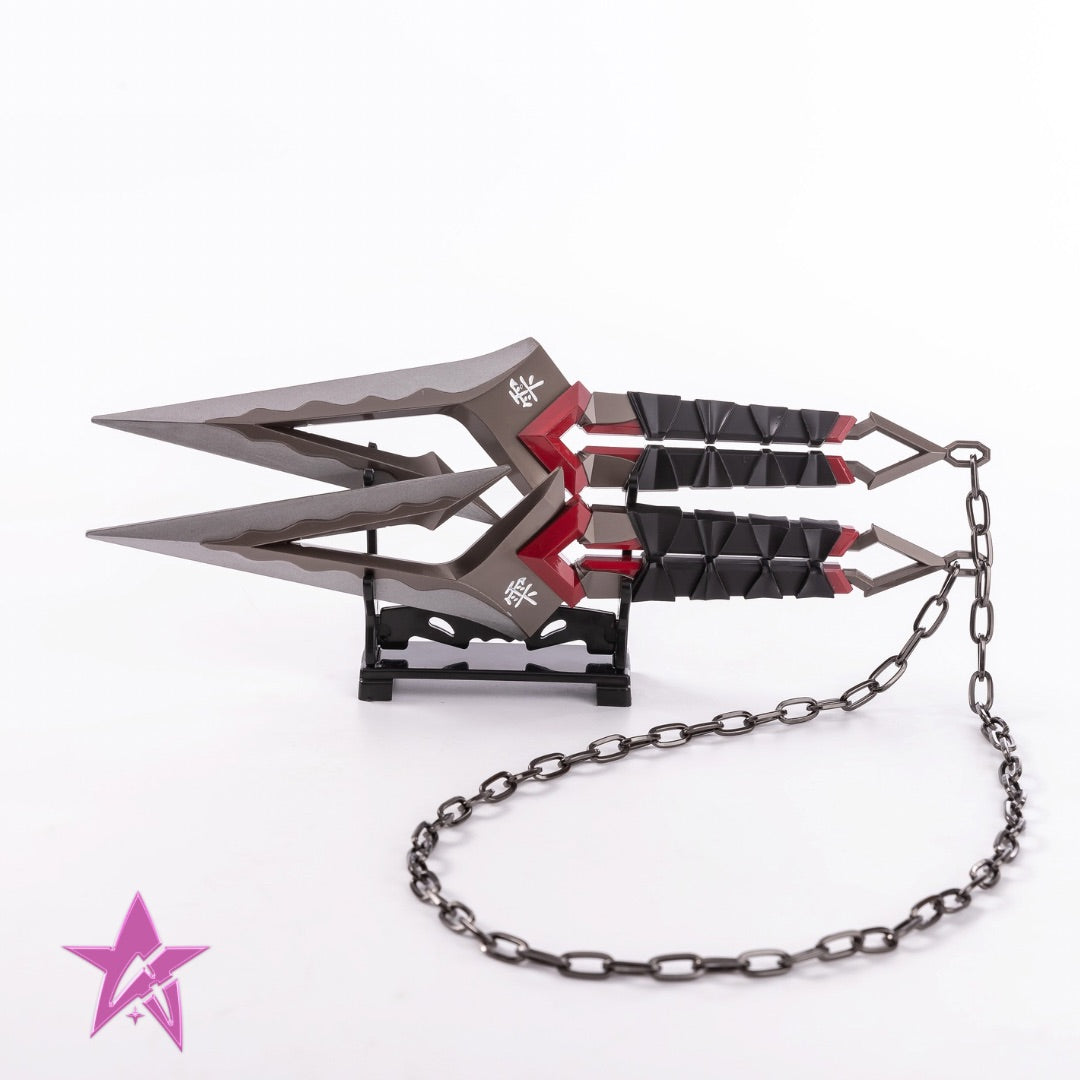 Kuronami no Yaiba Replica - 22cm Metal Valorant Knife Prop (Blunt)