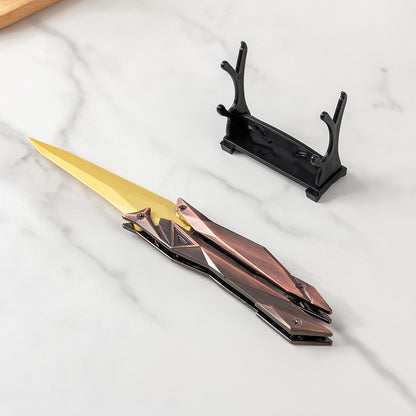 Valorant Singularity Butterfly Metal Trainer Knife Weapons Replica