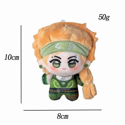 Valorant Agent Plush Keychain - 10cm Mini Gaming Bag Charm