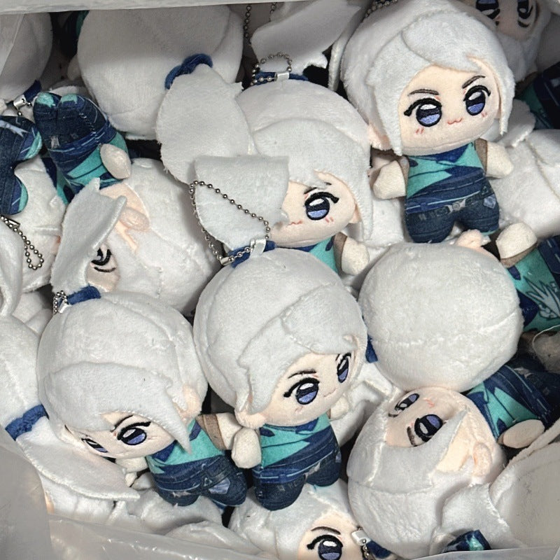 Valorant Agent Plush Keychain - 10cm Mini Gaming Bag Charm