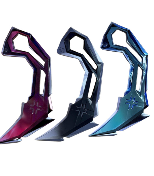 VCT 2025 karambit toy blunt valo collections 3d printed alloy prop for gamers FREE STAND