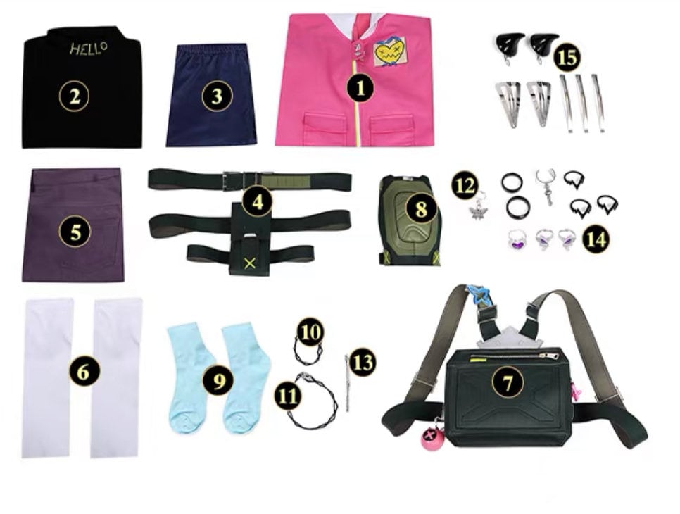 Clove valorant cosplay set  | Val Collections