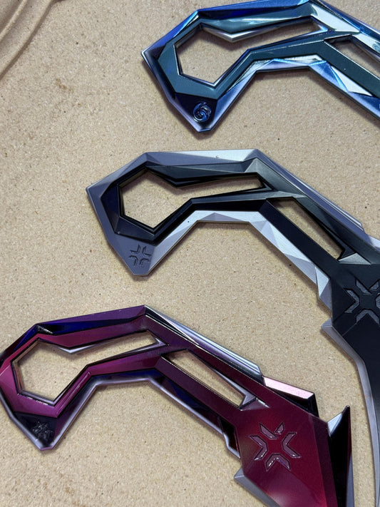 VCT 2025 karambit toy blunt valo collections 3d printed alloy prop for gamers FREE STAND
