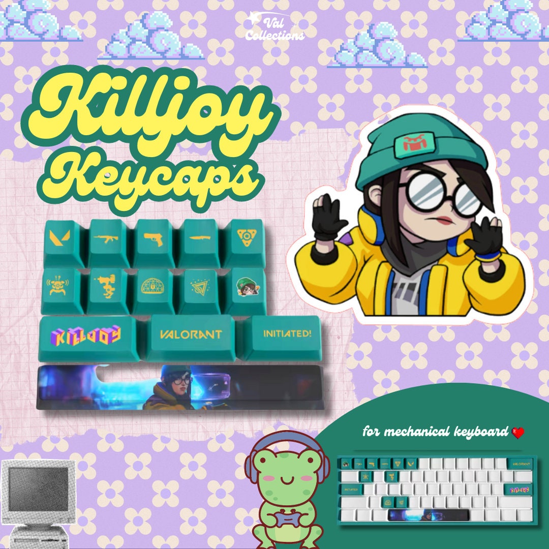 Killjoy Valorant agent keycaps