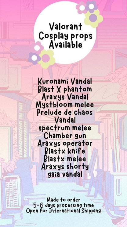 Kuronami melee cosplay props valcollections | Val Collections