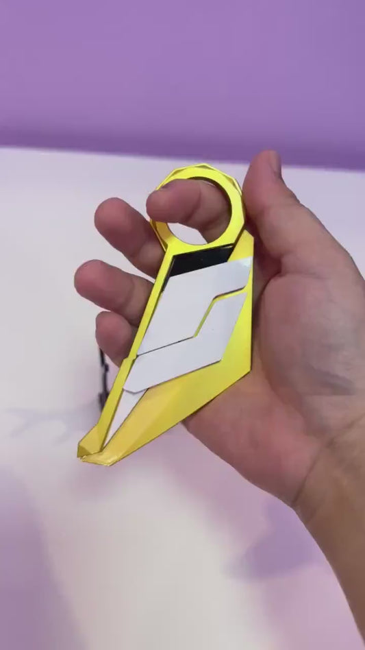 Valorant Prime karambit 2.0 toy blunt valo collections 3d printed alloy FREE STAND