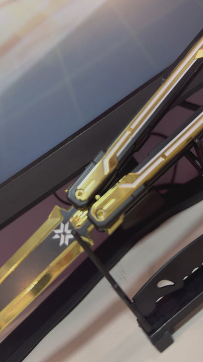 VALORANT Champions 2025 Butterfly Knife - 25 cm Metal Replica (Blunt)