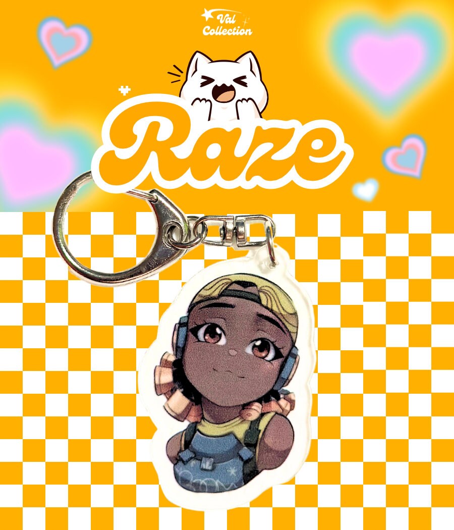 Valorant Agent Keychain Acrylic