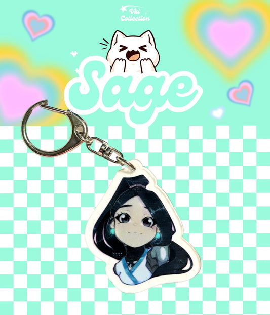 Valorant Agent Keychain Acrylic