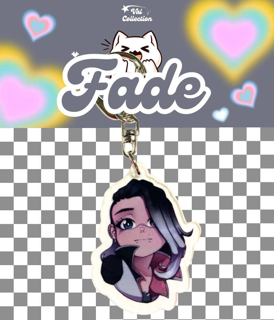 Valorant Agent Keychain Acrylic