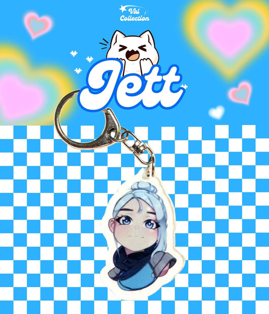 Valorant Agent Keychain Acrylic