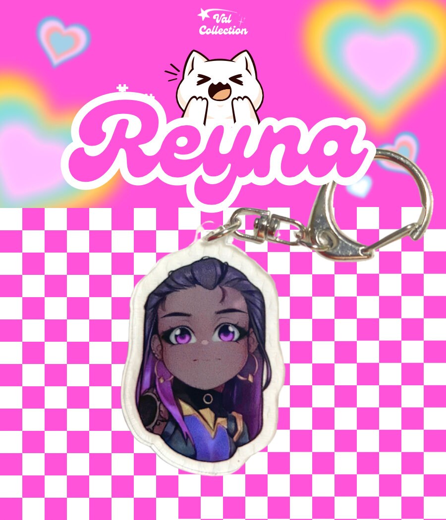 Valorant Agent Keychain Acrylic