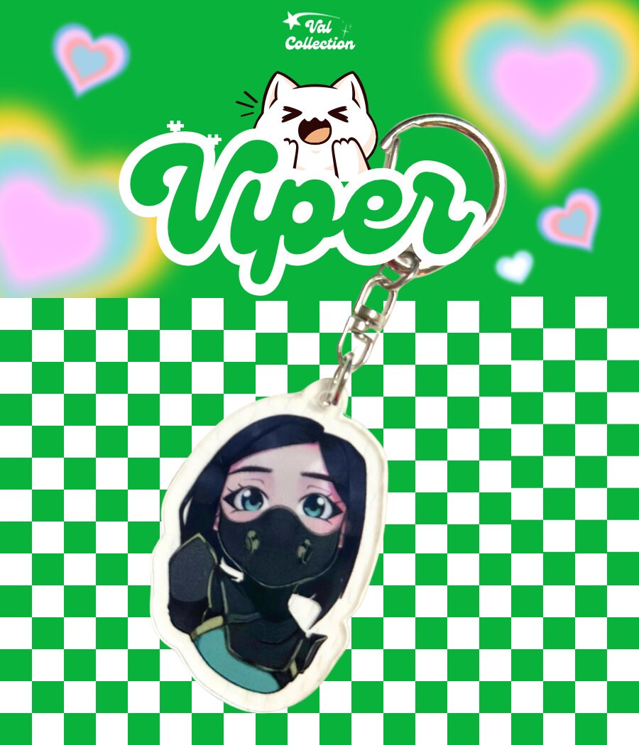Valorant Agent Keychain Acrylic