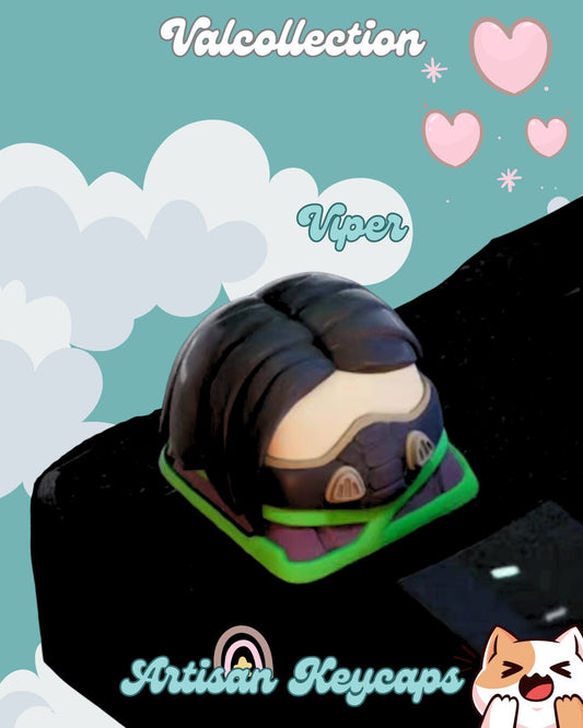 Valorant Artisan Keycaps | Jett keycaps | Valorant keyboard | Sova |Viper