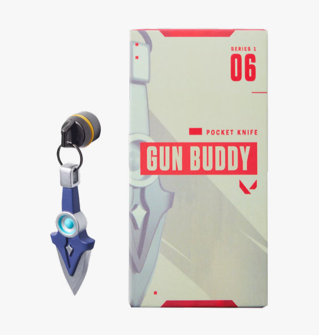 Valorant Gun buddy keychain - jett pocket knife keychain