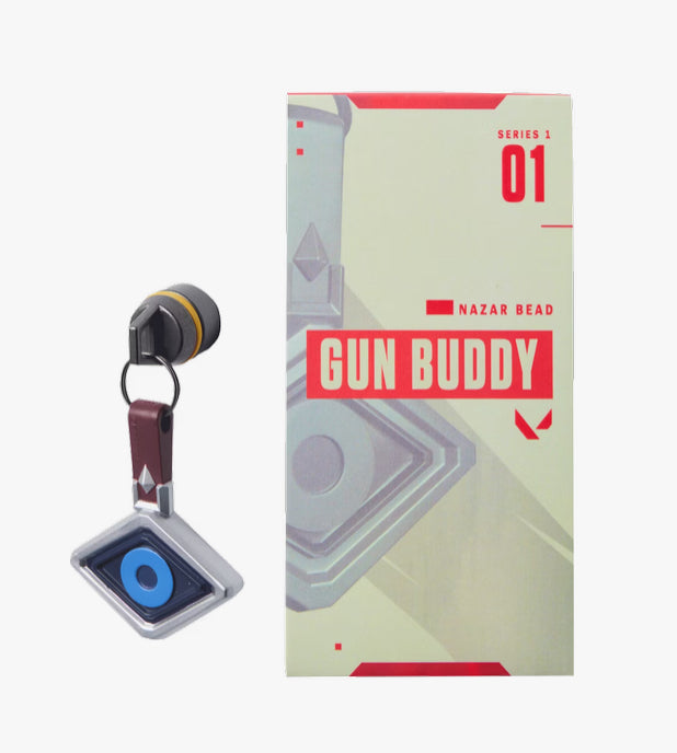 Valorant Gun buddy keychain - nazar bead buddy keychain (cypher)