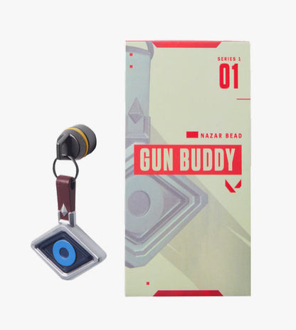Valorant Gun buddy keychain - nazar bead buddy keychain (cypher)