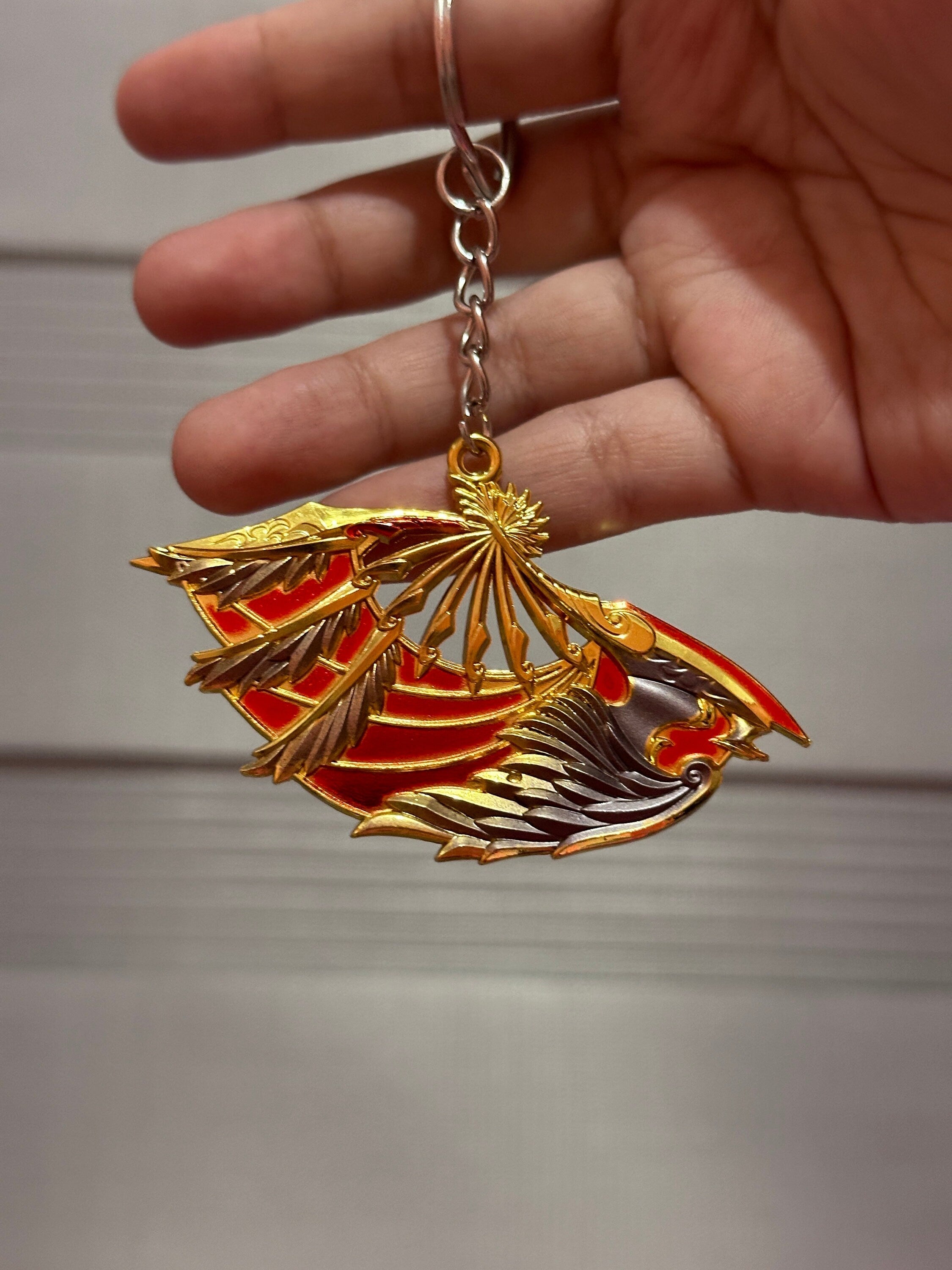 Valorant ignite fan Keychain - Val Collections – Valcollections
